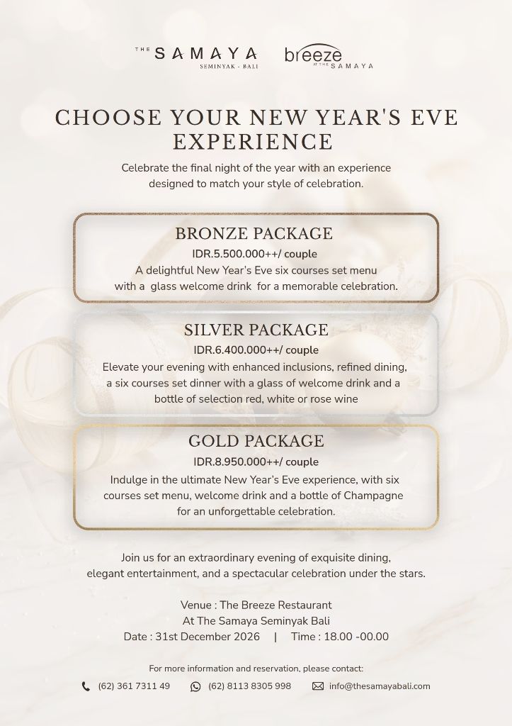 New Years Eve Dinner 2027 Breeze at The Samaya Seminyak page 2